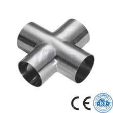 Sanitary Stainless Steel Pipe Fitting Equal Cross